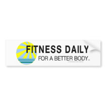 TOP Fitness Daily Bumper Sticker