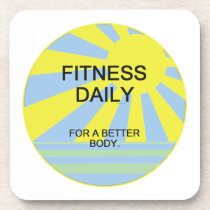 TOP Fitness Daily cork coasters