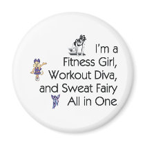 TOP Fitness Triple Play Fridge Magnets