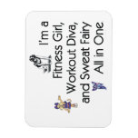 TOP Fitness Triple Play Rectangle Magnet