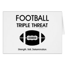TOP Football Triple Threat Cards