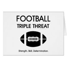 TOP Football Triple Threat Cards