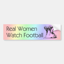 TOP Football Women Bumper Sticker