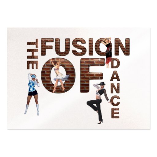 TOP Fusion of Dance Business Card (front side)