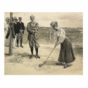 TOP Golf Girl photo sculptures