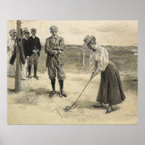 TOP Golf Girl Poster