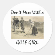 TOP Golf Girl Sticker