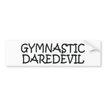 TOP Gymnastics Daredevil Bumper Sticker