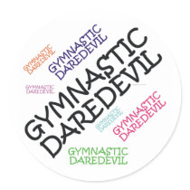 TOP Gymnastics Daredevil Sticker