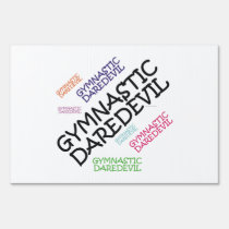 TOP Gymnastics Daredevil yard signs