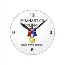 TOP Gymnastics Dreams wall clocks