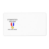 TOP Gymnastics Dreams labels