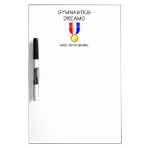 TOP Gymnastics Dreams dry erase boards