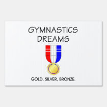 TOP Gymnastics Dreams yard signs