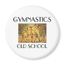 TOP Gymnastics Old School Refrigerator Magnet