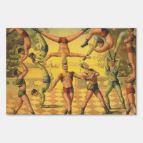 TOP Gymnastics Old School yard signs