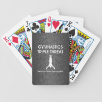 TOP Gymnastics Triple (M) Bicycle Poker Cards