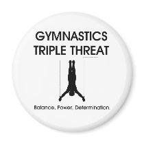 TOP Gymnastics Triple Threat (Men's) Magnet