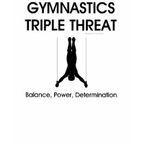 TOP Gymnastics Triple Threat (Men's) Tshirts