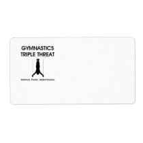 TOP Gymnastics Triple Threat Shipping Label
