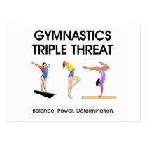 TOP Gymnastics Triple Threat (W) business cards