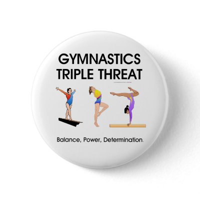 TOP Gymnastics Triple Threat (W) Pin
