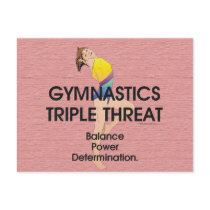 TOP Gymnastics Triple Threat (W) Post Card