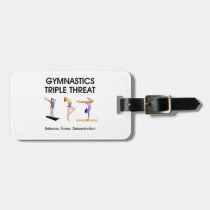 TOP Gymnastics Triple (W) luggage tags