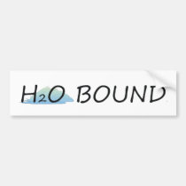 TOP H2O Bound bumper stickers