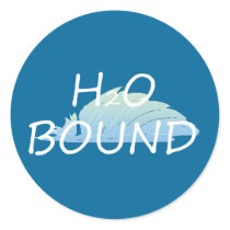TOP H2O Bound Round Sticker