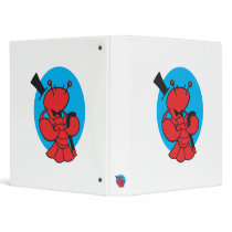 top hat and bowtie lobster vinyl binders