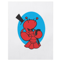 top hat and bowtie lobster flyer