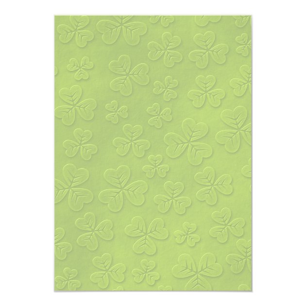 Top Hat and Shamrocks Invitation - Customize