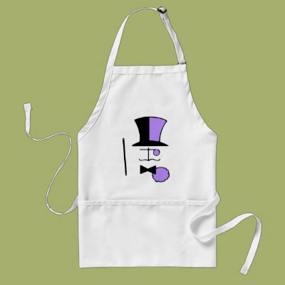 Top Hat Bow Tie and Cane Apron Zazzle_apron Top Hat Bow Tie and Cane Apron Zazzle_apron