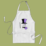 Top Hat Bow Tie and Cane Apron