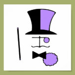 Top Hat Bow Tie and Cane Posters