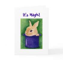 Top Hat Bunny Card