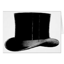 top hat card