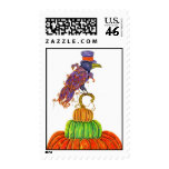 Top Hat Raven Stamp stamps