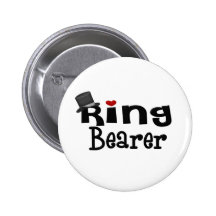 Top Hat Ring Bearer Buttons