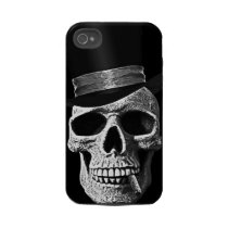 iphone, skull, fantasy, vintage, apple, music, funny, skeleton, hat, fun, cool, original, [[missing key: type_casemate_cas]] with custom graphic design