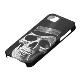 Top hat skull iPhone 5 covers