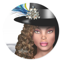 Top Hat & Tails - "Sierra" Fine Art Sticker