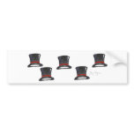 Top Hats Bumper Sticker