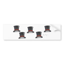 Top Hats Bumper Sticker bumper stickers