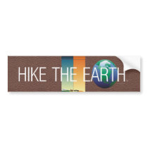 TOP Hike The Earth Bumper Stickers