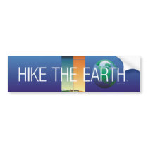 TOP Hike The Earth Bumper Stickers