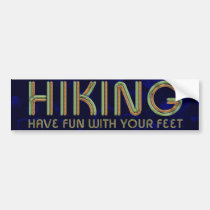 TOP Hiking Fun bumper stickers