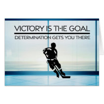 TOP Hockey Victory Slogan Card