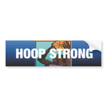 TOP Hoop Strong bumper stickers